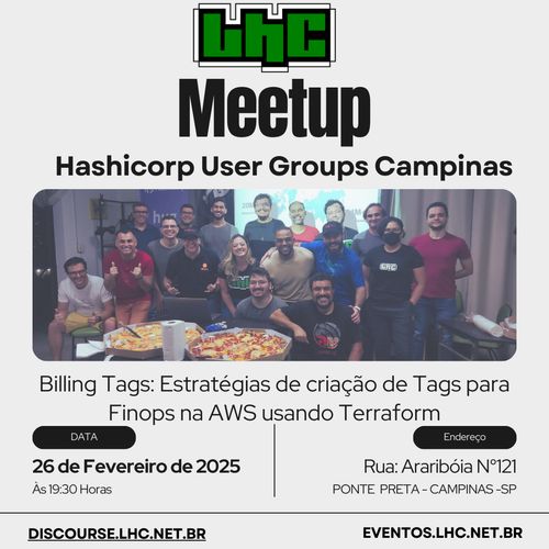 Meetup: Billing Tags: Estratégias de criação de Tags para Finops na AWS usando Terraform