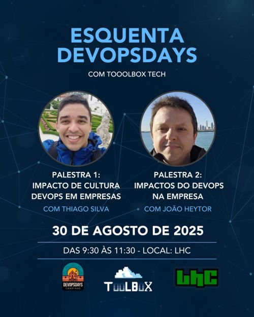 Esquenta DevOpsDays com apoio da Toolbox