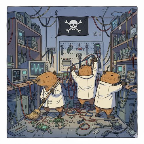 Reorganização do Laboratório de Eletrônica.