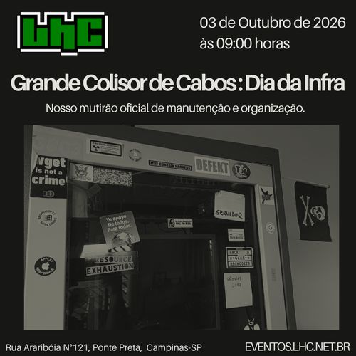 Grande Colisor de Cabos : Dia da Infra