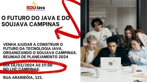 Encontro de organizadores do SouJava Campinas - retomando atividades