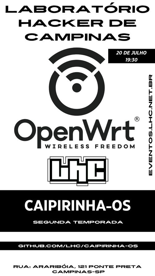 Caipirinha-OS: utilizando Docker para construir sua distribuição personalizada de OpenWRT em RaspberryPI